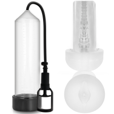  PUMP ADDICTED RX7 PÉNISZPUMPA MASZTURBÁTORRAL - ÁTTETSZŐ péniszpumpa