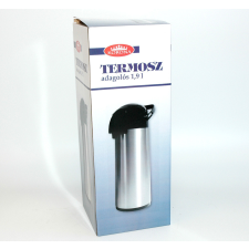  Pumpás termosz 33 cm, 1,9 l, acél konyhai eszköz