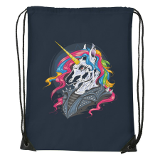 Punk unicorn - Sport táska navy kék tornazsák
