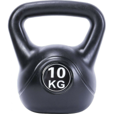 Pure 2 Improve Fitness Kettlebell - 10 kg-os kompozit kettlebell, fekete kézisúlyzó