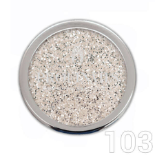 Pure Pure Silver Glitter / Pezsgő 103 körömdíszítő