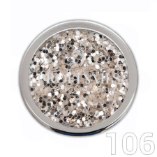 Pure Pure Silver Glitter / Pezsgő 106 körömdíszítő