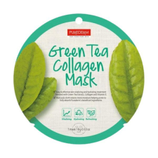 PureDerm zöld tea fátyolmaszk 1x20g arcpakolás, arcmaszk