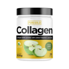 PureGold Collagen Marha kollagén italpor - Zöldalma - 300g - PureGold vitamin és táplálékkiegészítő