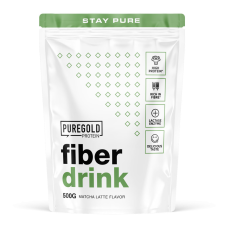 PureGold Fiber Drink - Matcha Latte 500g vitamin és táplálékkiegészítő