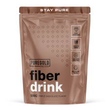 PureGold Fiber Drink - Triple Chocolate 500g vitamin és táplálékkiegészítő