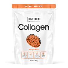 PureGold Marha kollagén italpor - Mango 300g vitamin és táplálékkiegészítő