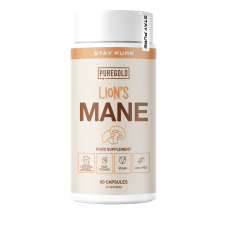 PureGold Vegan Lion's Mane kapszula 60db vitamin és táplálékkiegészítő