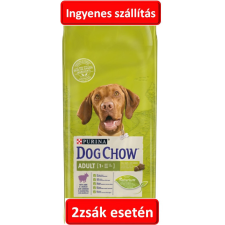 Purina Dog Chow 2zsák esetén : DOG CHOW Adult Báránnyal száraz kutyaeledel 14kg kutyaeledel