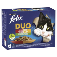 Purina FELIX Fantastic Duo házias válogatás zöldséggel aszpikban 12 x 85g macskaeledel