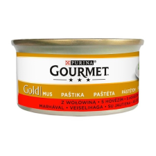 Purina Gourmet Gold Pástétom marhával 85 g macskaeledel