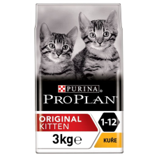 Purina Pro Plan Cat Kitten ORIGINAL, csirke, 3 kg macskaeledel