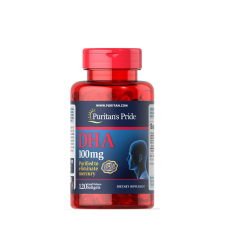 Puritan s Pride DHA 100 mg - Omega-3 Halolaj (120 Lágykapszula) vitamin és táplálékkiegészítő