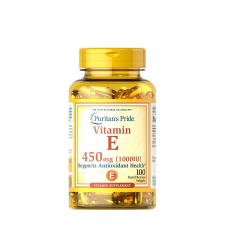 Puritan s Pride E-vitamin 1000 NE (450 mg) (100 Lágykapszula) vitamin és táplálékkiegészítő