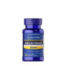 Puritan s Pride Extra Erős Alvás Támogató Vitamin - Melatonin 5 mg (60 Lágykapszula) vitamin és táplálékkiegészítő