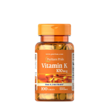 Puritan s Pride K-vitamin 100 mcg (100 Tabletta) vitamin és táplálékkiegészítő
