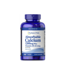 Puritan s Pride Kalcium 1200 mg és D-vitamin 1000 NE (100 Lágykapszula) vitamin és táplálékkiegészítő