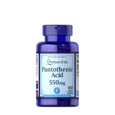 Puritan s Pride Pantoténsav 550 mg - Pantothenic Acid (100 Kapszula) vitamin és táplálékkiegészítő