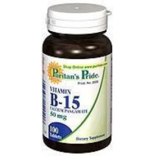 Puritans Pride B-15 pangámsav 100db vitamin és táplálékkiegészítő
