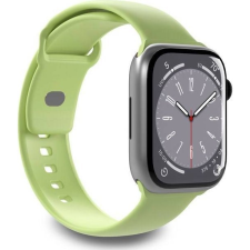 Puro Apple Watch 42/44/45/49mm Szilikon Okosóra szíj - Zöld (PUR706) okosóra kellék