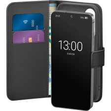 Puro Booklet Kinyitható Tok Samsung Galaxy S25 - Fekete (8018417499913) tok és táska