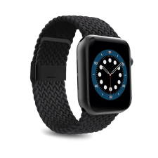 Puro Loop csereszíj Apple Watch 42 / 44 / 45 / 49 mm - fekete okosóra kellék