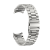 Puro Metal szíj Samsung Galaxy Watch 4 / 4 Classic / 5 / 5 Pro / 6 / 6 Classic - ezüst színű