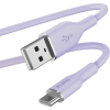 Puro Soft USB-A-Type-C Kábel 150 cm-Lila (PUR679)