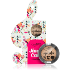 puroBIO Cosmetics Jingle Care Eyeshadow Box szemhéjfesték ajándék kiadás árnyalat 01 Sparkling Wine 2,5 g szemhéjpúder