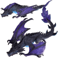 Purple Dragon Figurine Majestic sárkány mozgatható szájjal ZA5023 játékfigura