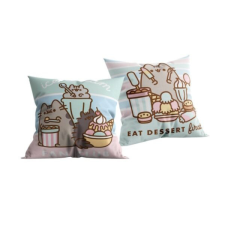 Pusheen Dessert párna, díszpárna 40x40 cm lakástextília