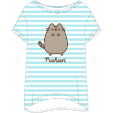  Pusheen Striped női rövid hálópóló M