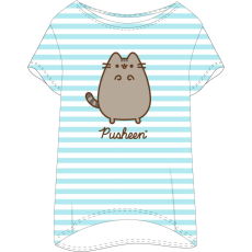  Pusheen Striped női rövid hálópóló M