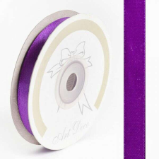 Püspöklila szaténszalag - 10 mm x 25 méter szalag, masni