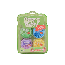  Putty party - 4 féle anyag egy csomagban kreatív és készségfejlesztő