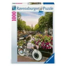  Puzzle 1000 db - Biciklik Amszterdamban puzzle, kirakós
