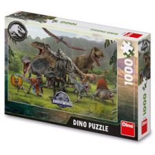  Puzzle 1000 db - Jurassic world puzzle, kirakós