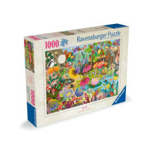  Puzzle 1000 db - Virágos kert puzzle, kirakós