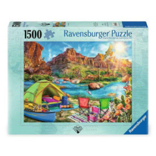  Puzzle 1500 db - Kemping a kanyonban puzzle, kirakós