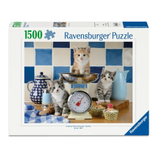  Puzzle 1500 db - Kismacskák a konyhában puzzle, kirakós