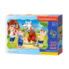  Puzzle 20 db. MAX Három kismalac
