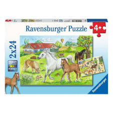  Puzzle 2x24 db - Lófarm puzzle, kirakós