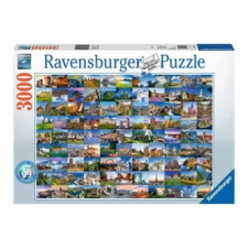  Puzzle 3000 db - 99 gyönyörű hely Európában puzzle, kirakós