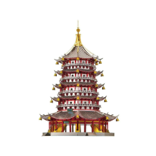  Puzzle 3D Piececool, Leifeng Pagoda, Fém, 796 piese puzzle, kirakós