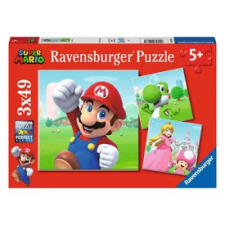  Puzzle 3x49 db - Super Mario puzzle, kirakós