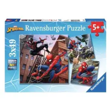  Puzzle 3x49 db - Védelmező Pókember puzzle, kirakós