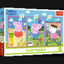  Puzzle 3x50 a barátság ereje Peppa malac puzzle, kirakós