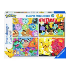  Puzzle 4x100 db - Pokemon puzzle, kirakós