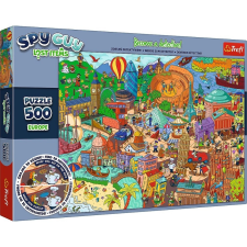 Puzzle 500 darabos Spy Guy eltűnt tárgyak Európa puzzle, kirakós