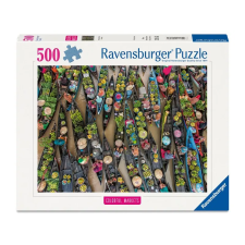  Puzzle 500 db - Lebegő piac Indonéziában puzzle, kirakós